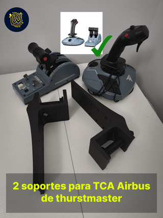 2 Soportes para TCA Airbus thurstmaster