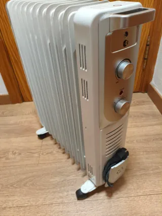 Radiador de aceite blanco
