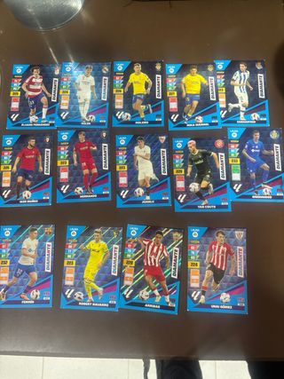 14 Cartas Adrenalyn Diamante LaLiga