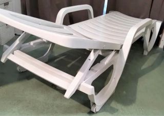 Tumbona 190x66 cm con Reposabrazos у 4 Posiciones