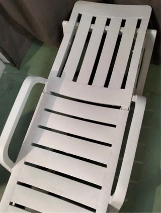 Tumbona 190x66 cm con Reposabrazos у 4 Posiciones