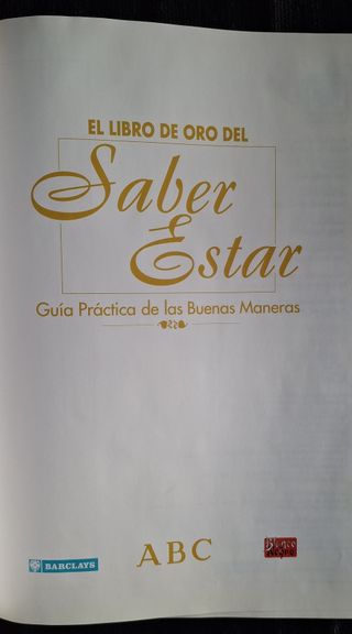El libro de oro del Saber Estar