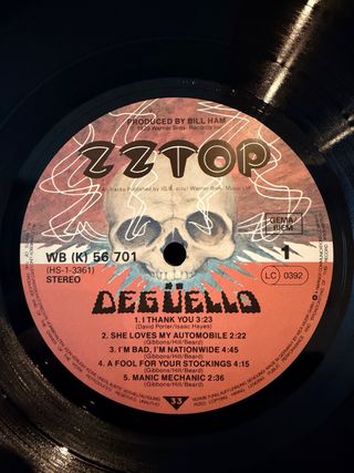 ZZ Top - Degüello Vinilo