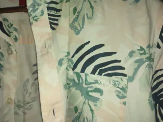 Camisa Guess Estampada Manga Corta