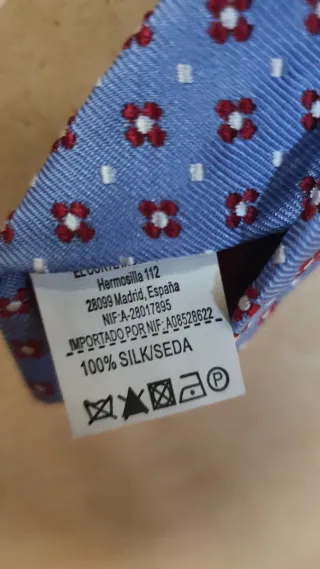 Corbata Emidio Tucci Azul y Roja