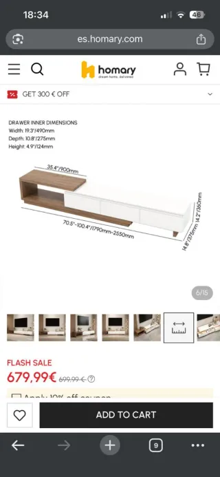 Mueble diseño minimalista