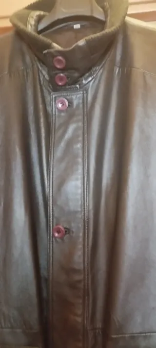 Chaqueta de piel marca banhof Talla XXL