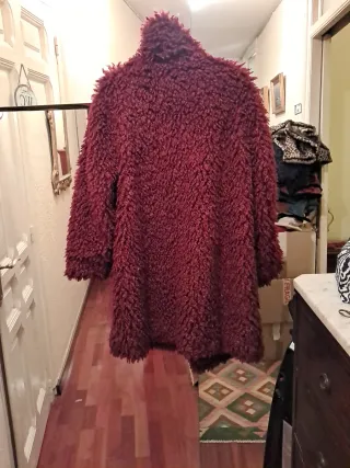 Abrigo Teddy Zara Burdeos