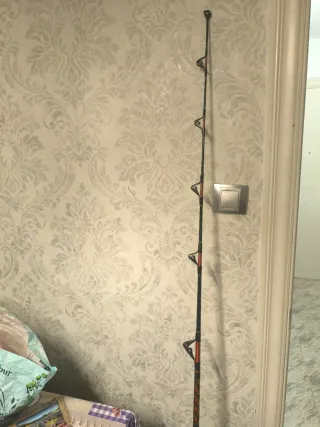 Carrete Shimano Tyrnos 30 lbrs + Caña Pesca