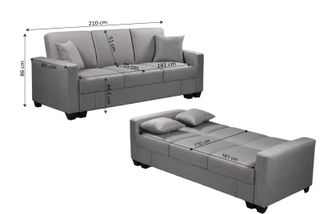 Sofacama Abatible Nuevo 3 Plazas en Oferta