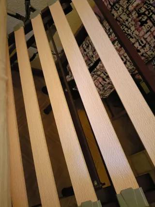 Cama articulada madera y metal