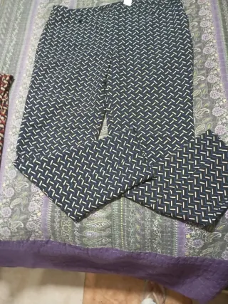 Pantalón estampado mujer