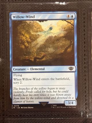 Lote 34 Cartas Magic Azules LOtR