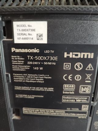 TV Panasonic TX-50DX730E 4K HDR