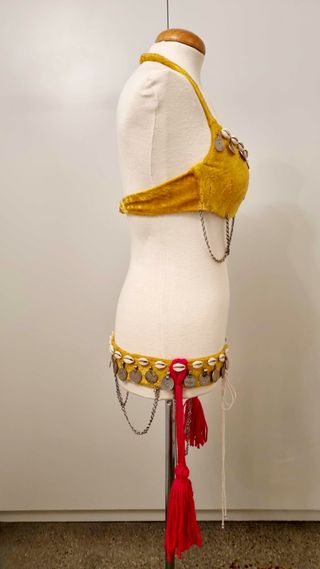 Set Tribal Fusion Velluto Oro Monete