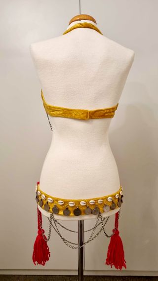 Set Tribal Fusion Velluto Oro Monete