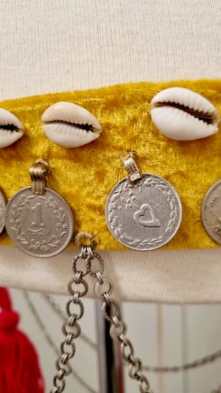 Set Tribal Fusion Velluto Oro Monete