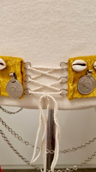 Set Tribal Fusion Velluto Oro Monete