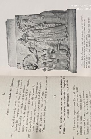 libro ” Poema de Mio Cid ” del año 1955