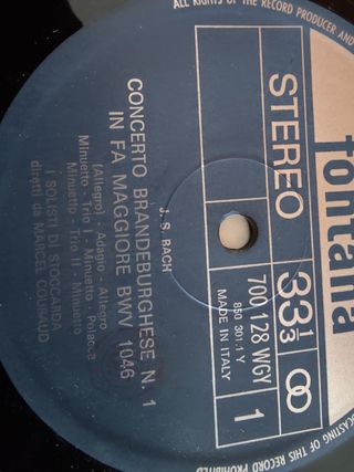 Vinilo Bach: 6 Concerti Brandeburghesi