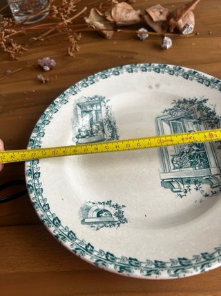 Plato terre de fer  Sarreguemines