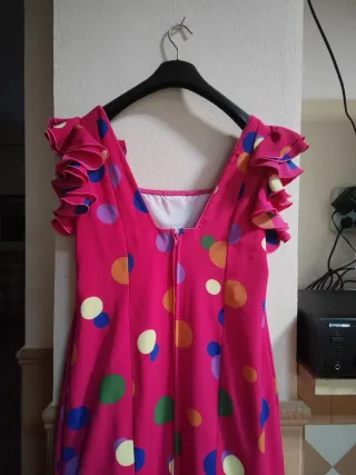 Traje de Flamenca Multicolor Talla 46/48