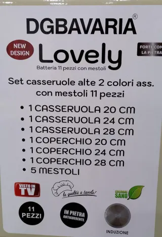 Batteria DGBAVARIA Lovely 11 pezzi