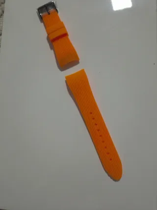 Correa Silicona 24mm Naranja