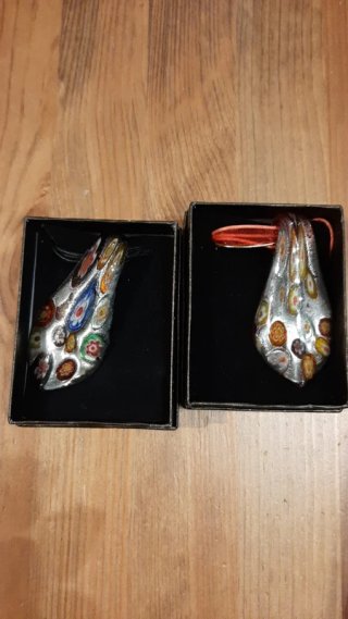 Set 10 collane in vetro