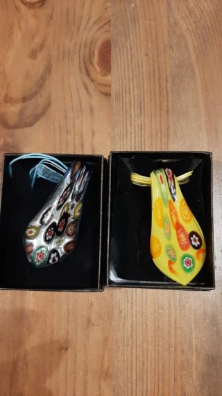 Set 10 collane in vetro