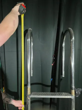 Escalera Piscina Obra Metal