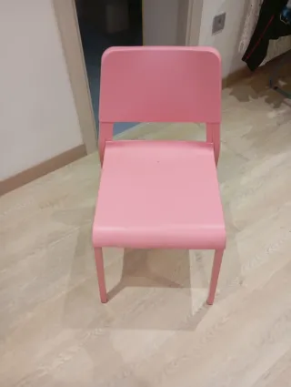 Silla infantil rosa