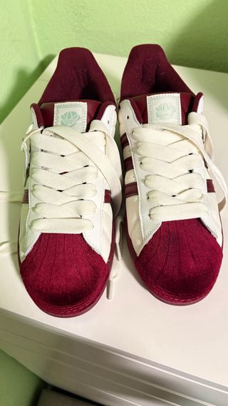 Adidas Superstar Hombre Rojo/Blanco