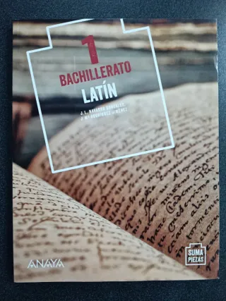 Latín 1 bachillerato Anaya