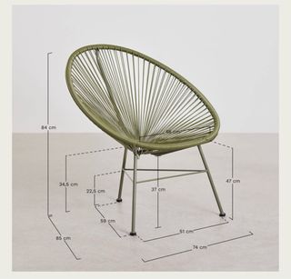 Sillón Acapulco Marrón y Negro