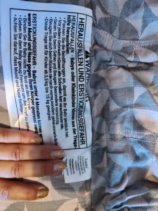 Mochila portabebés ergonómica