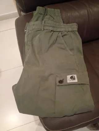 Pantalón Carhartt Caballero Talla XXL Verde Oliva
