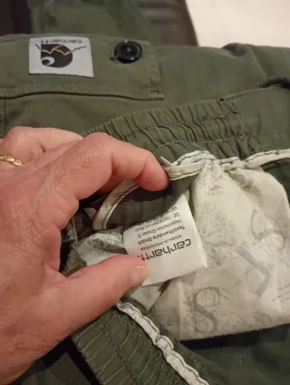 Pantalón Carhartt Caballero Talla XXL Verde Oliva