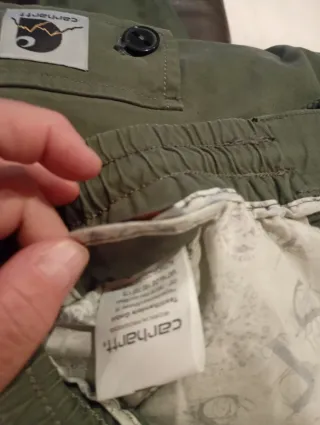 Pantalón Carhartt Caballero Talla XXL Verde Oliva