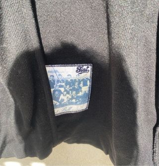 Maglia Fiat zip vintage nera