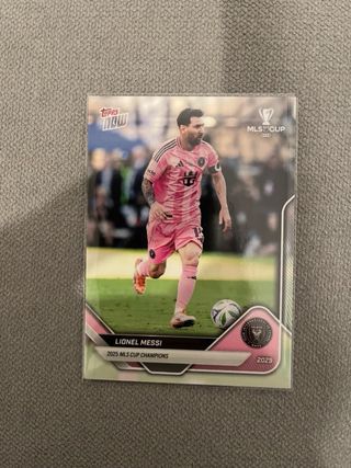 Lote8 Cartas Topps Now MLS Cup 2025 Inter Miami CF