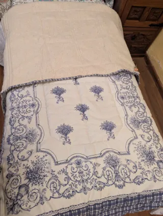 Ocasión bonito Juego de 2 colchas cama de 90