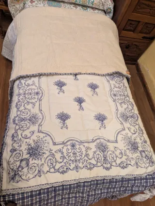 Ocasión bonito Juego de 2 colchas cama de 90