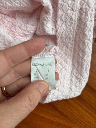 Camicetta rosa Monnalisa 4 anni
