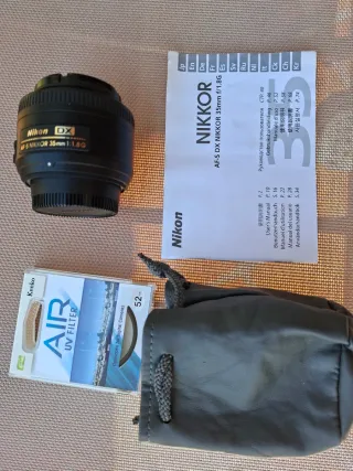 Objetivo Nikon AF-S DX 35mm 1:1.8G