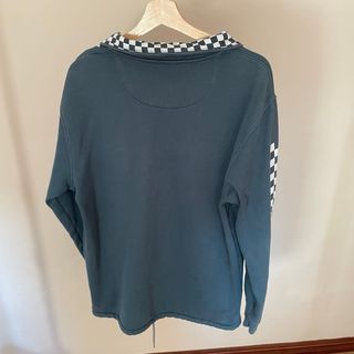 Sudadera Vans Media Cremallera Cuello Checkerboard