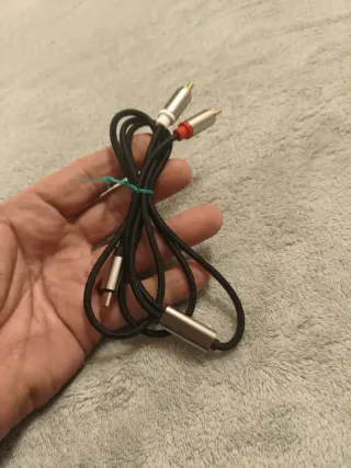 Cable USB-C a 2xRCA 1m