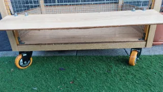 Jaula madera doble puerta