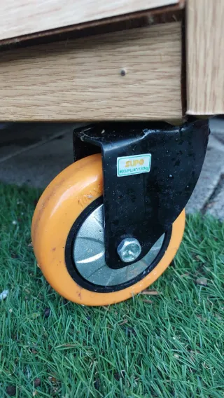 Jaula madera doble puerta