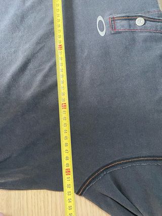 Camiseta Oakley Manga Larga Gris Talla M